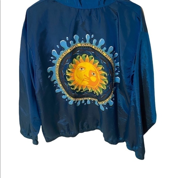 ONE size fits all Burning Water Myrtle Beach quarter zip pull over jacket - Picture 2 of 5